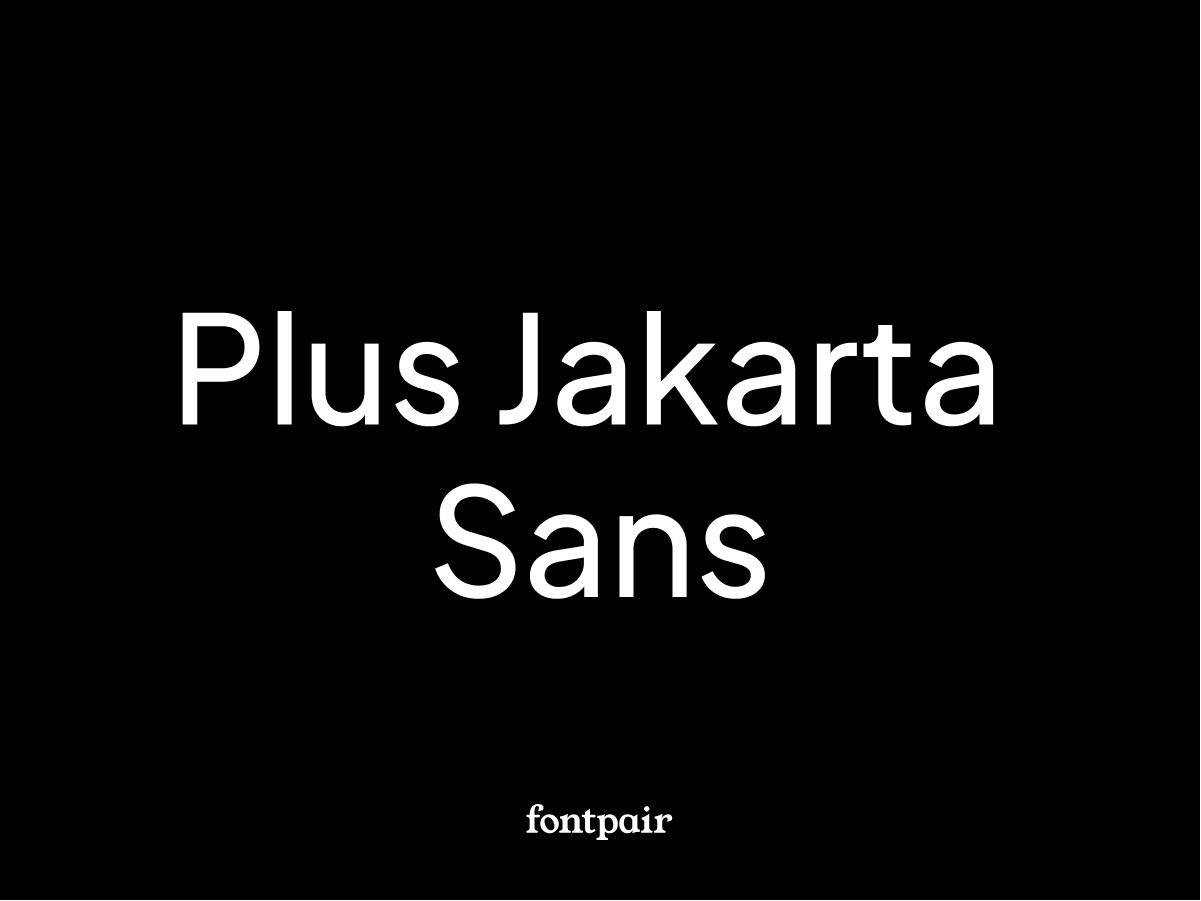 Пример шрифта Plus Jakarta Sans Regular